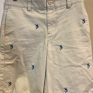 Boys Size 12 - vineyard vines - dress / khaki shorts with Sailfish